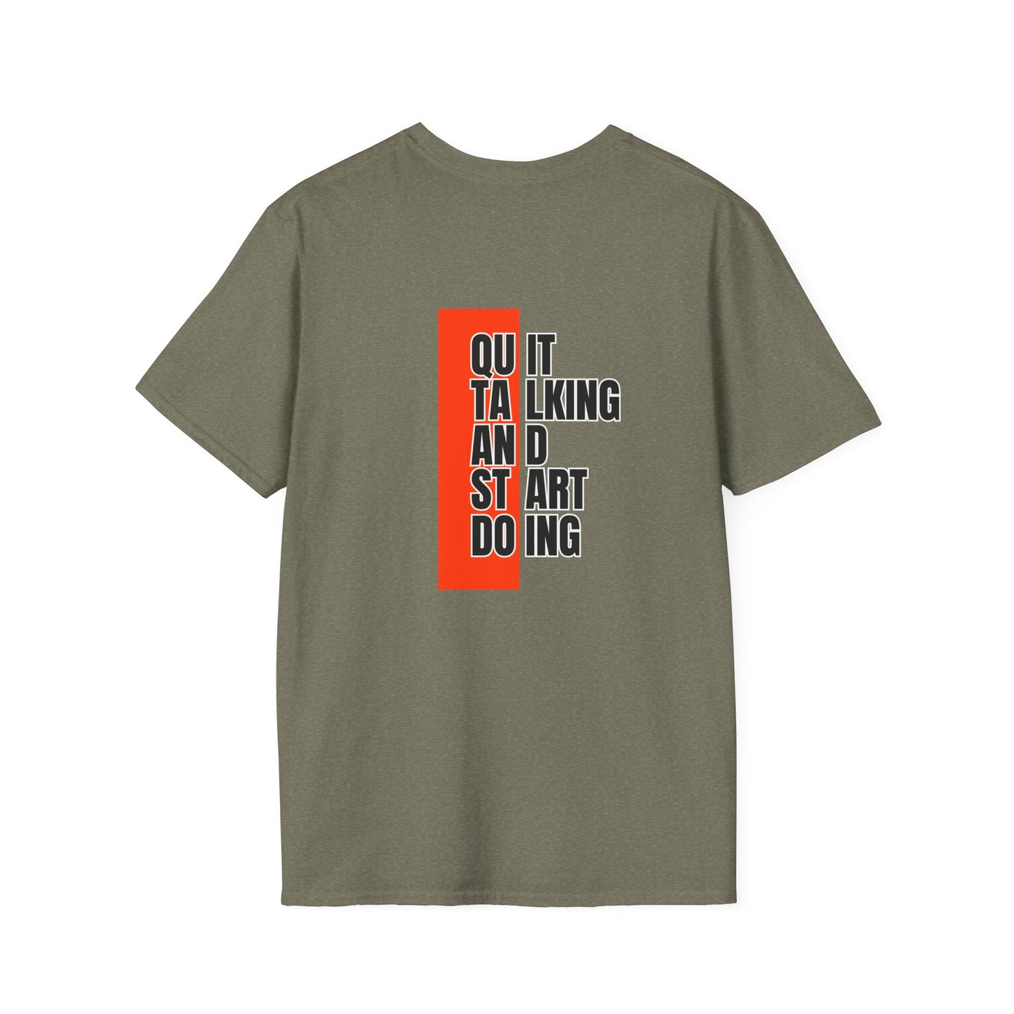 Motivational Quote T-Shirt, Unisex Softstyle T-Shirt, Inspirational Tee, Positive Affirmation Shirt, Gift for Entrepreneurs, Start Doing Tee