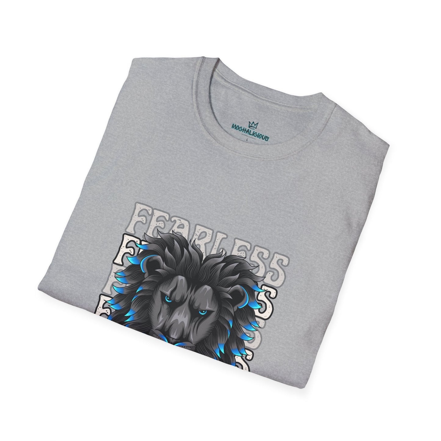 Fearless Lion Graphic T-Shirt, Unisex Casual Wear, Motivational Shirt, Animal Lover Gift, Birthday, Everyday Style, Comfortable Tee