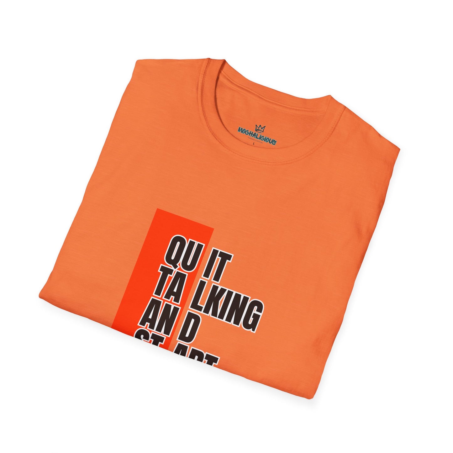 Motivational Quote T-Shirt, Unisex Softstyle T-Shirt, Inspirational Tee, Positive Affirmation Shirt, Gift for Entrepreneurs, Start Doing Tee