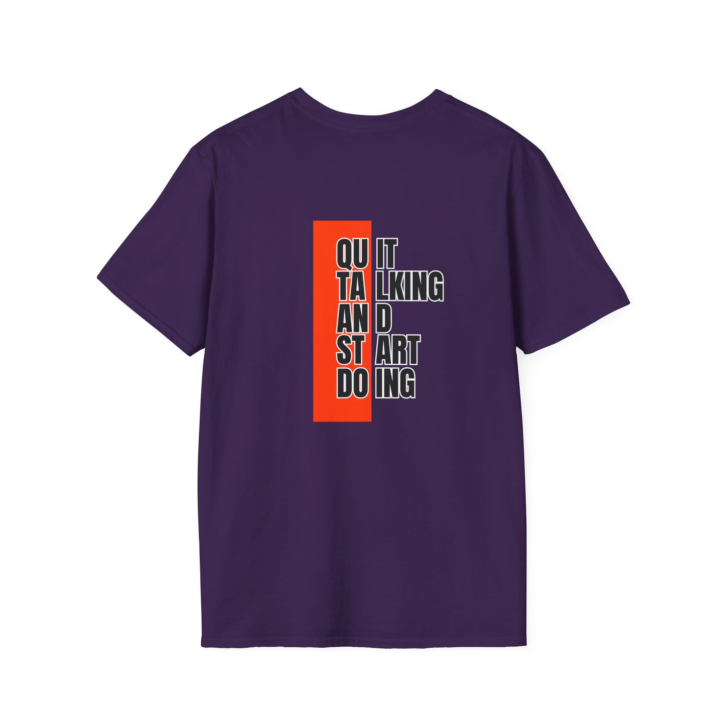 Motivational Quote T-Shirt, Unisex Softstyle T-Shirt, Inspirational Tee, Positive Affirmation Shirt, Gift for Entrepreneurs, Start Doing Tee