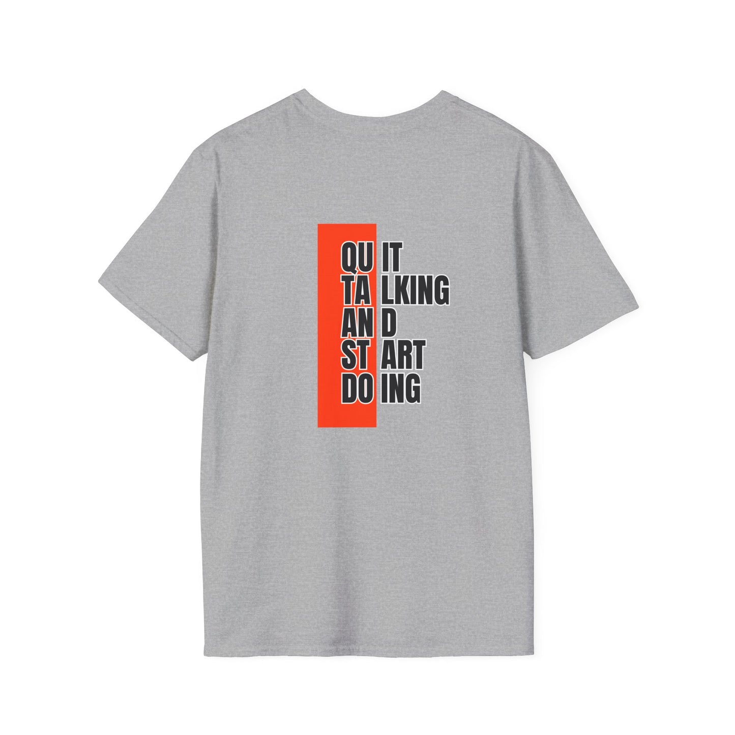 Motivational Quote T-Shirt, Unisex Softstyle T-Shirt, Inspirational Tee, Positive Affirmation Shirt, Gift for Entrepreneurs, Start Doing Tee