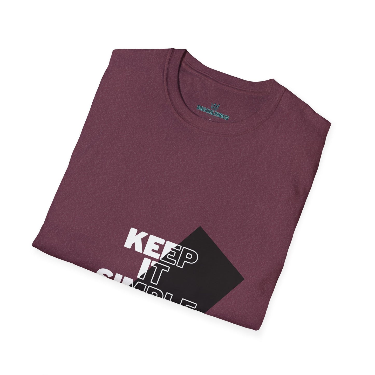 Unisex Keep It Simple T-Shirt, Casual Tee, Minimalist Shirt, Everyday Wear, Gift for Him/Her, Trendy Black Tee