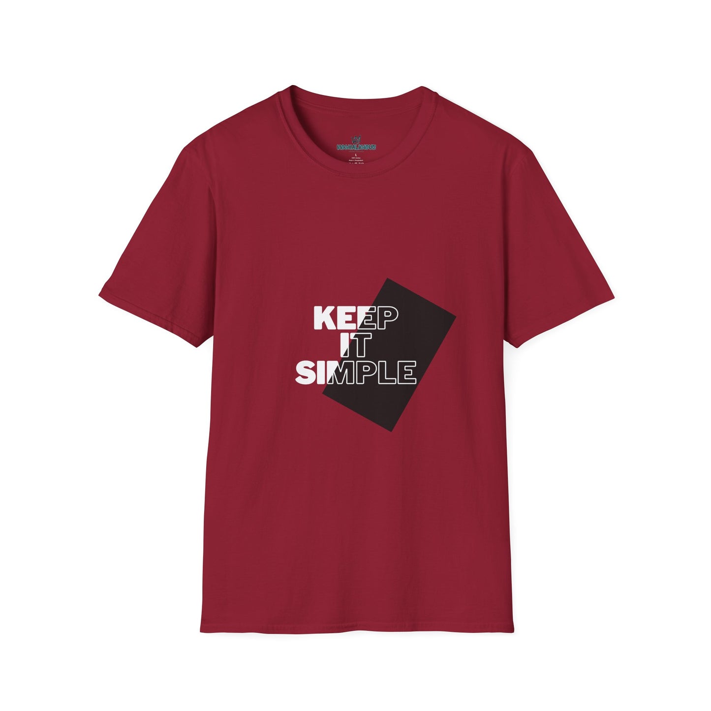 Unisex Keep It Simple T-Shirt, Casual Tee, Minimalist Shirt, Everyday Wear, Gift for Him/Her, Trendy Black Tee