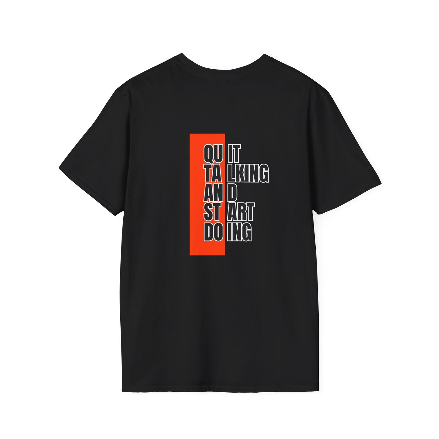 Motivational Quote T-Shirt, Unisex Softstyle T-Shirt, Inspirational Tee, Positive Affirmation Shirt, Gift for Entrepreneurs, Start Doing Tee