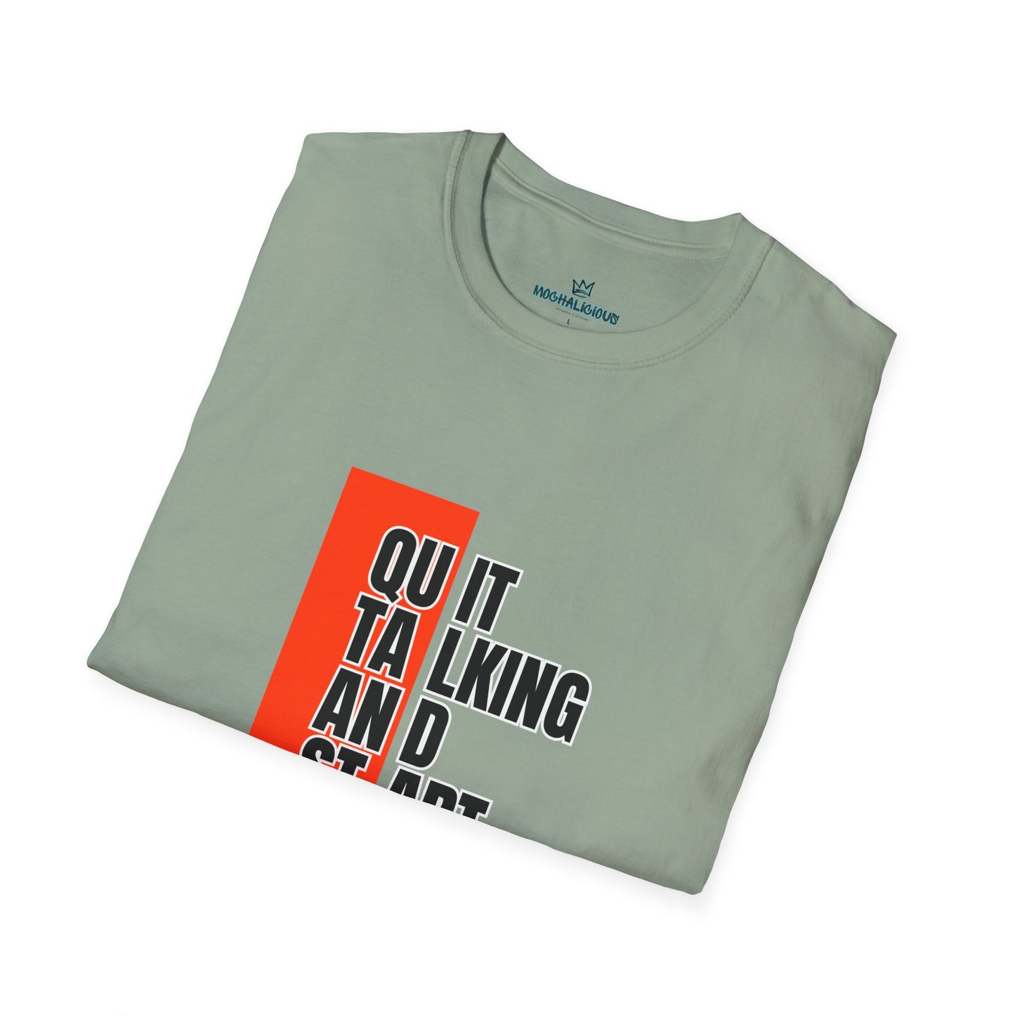 Motivational Quote T-Shirt, Unisex Softstyle T-Shirt, Inspirational Tee, Positive Affirmation Shirt, Gift for Entrepreneurs, Start Doing Tee