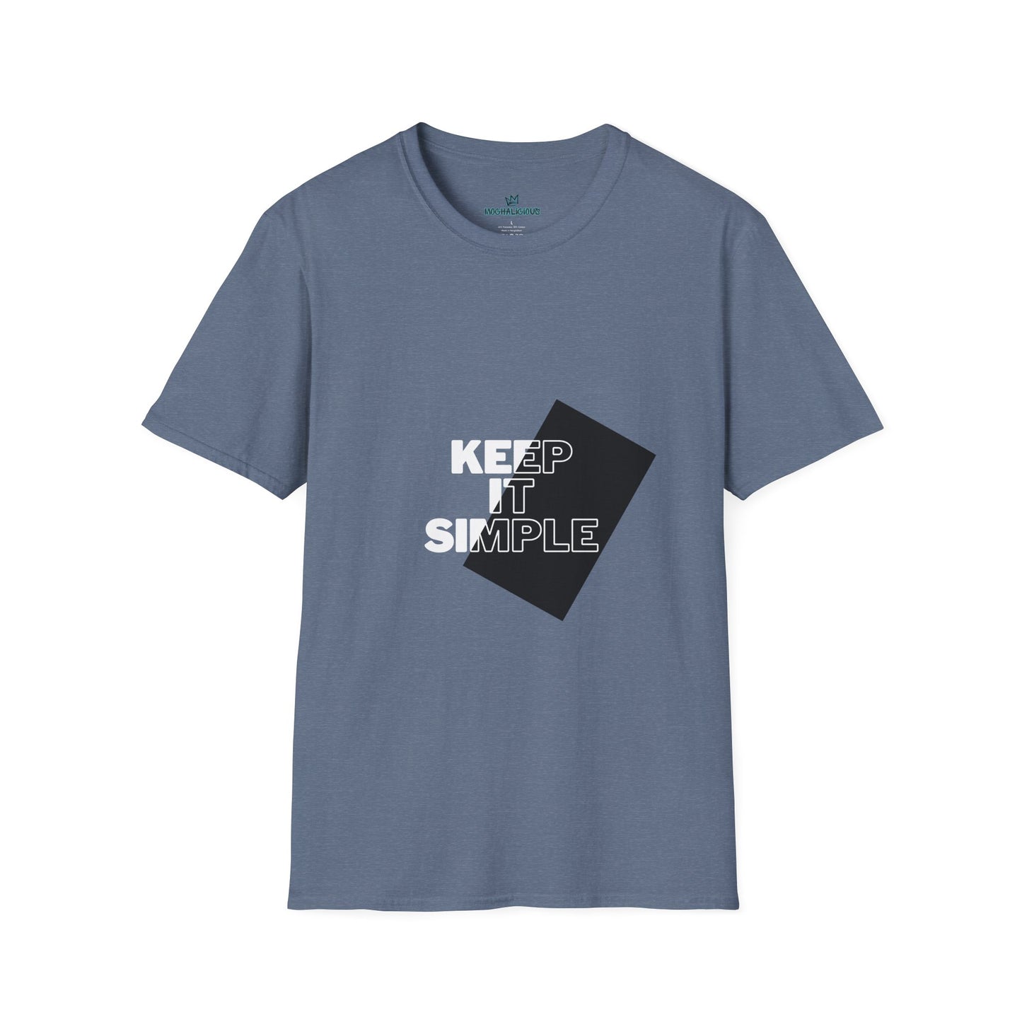 Unisex Keep It Simple T-Shirt, Casual Tee, Minimalist Shirt, Everyday Wear, Gift for Him/Her, Trendy Black Tee