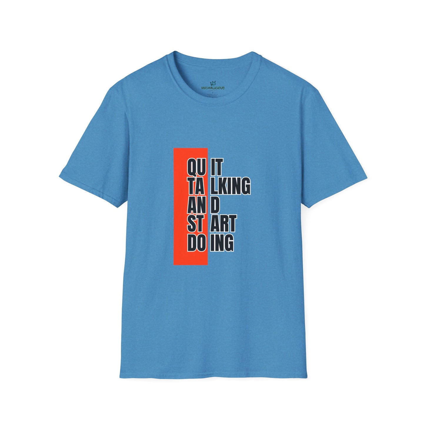 Motivational Quote T-Shirt, Unisex Softstyle T-Shirt, Inspirational Tee, Positive Affirmation Shirt, Gift for Entrepreneurs, Start Doing Tee
