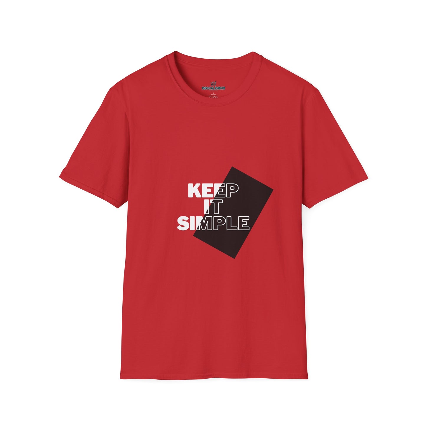 Unisex Keep It Simple T-Shirt, Casual Tee, Minimalist Shirt, Everyday Wear, Gift for Him/Her, Trendy Black Tee