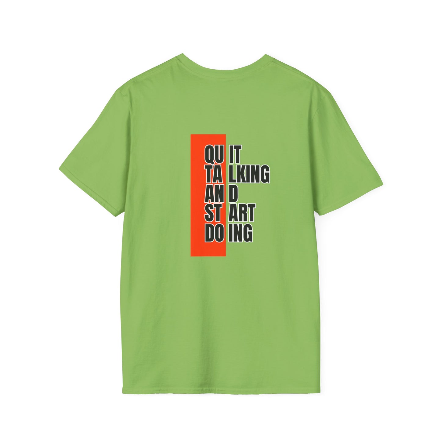 Motivational Quote T-Shirt, Unisex Softstyle T-Shirt, Inspirational Tee, Positive Affirmation Shirt, Gift for Entrepreneurs, Start Doing Tee