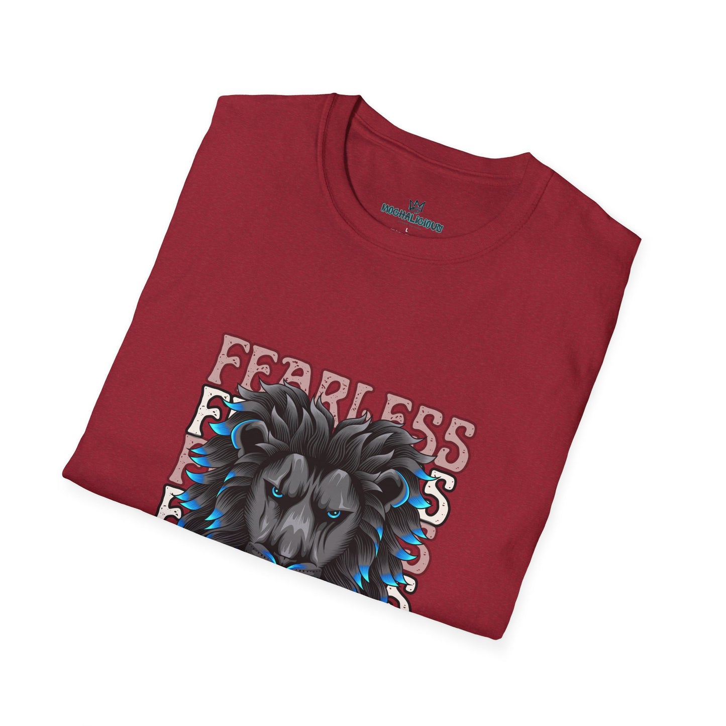 Fearless Lion Graphic T-Shirt, Unisex Casual Wear, Motivational Shirt, Animal Lover Gift, Birthday, Everyday Style, Comfortable Tee