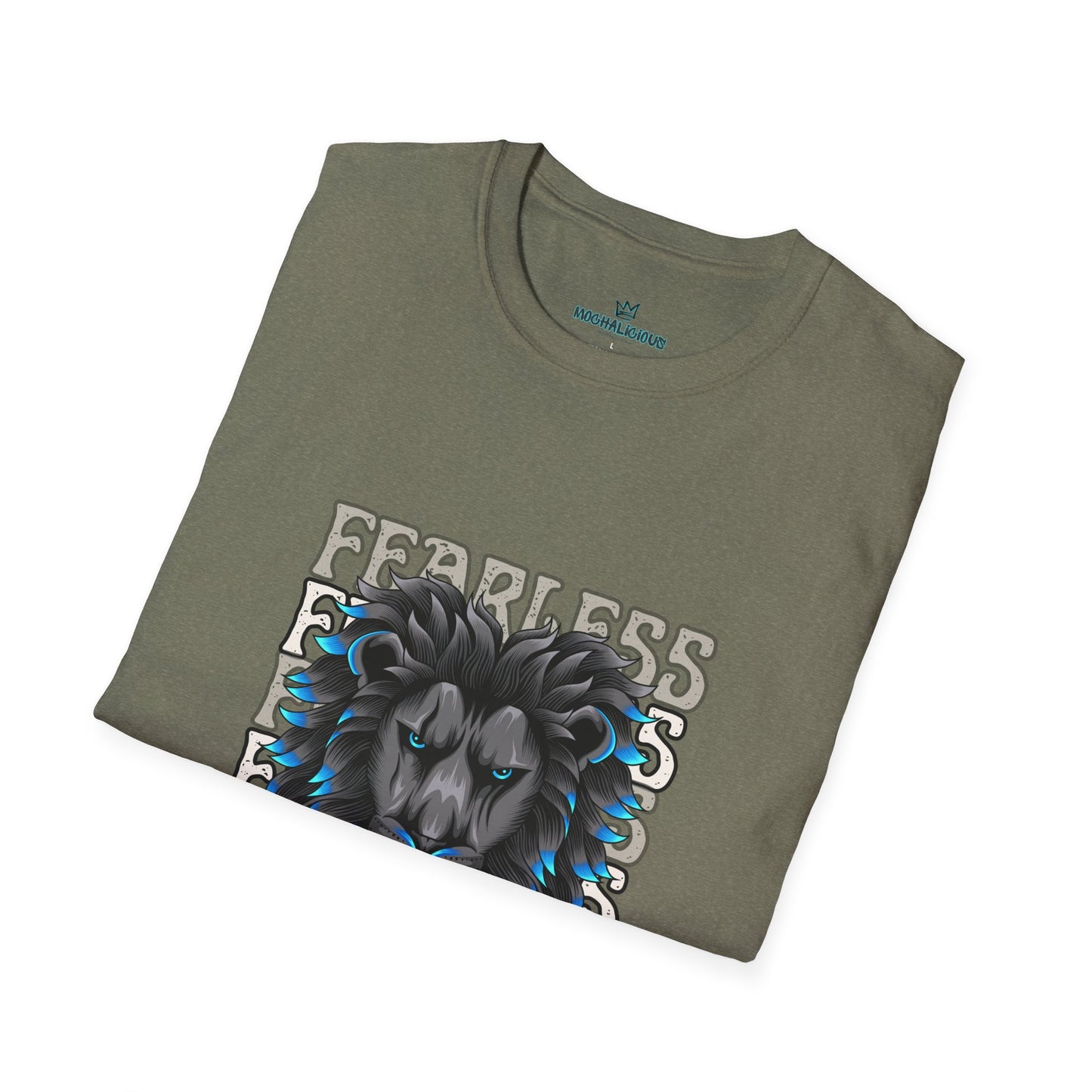 Fearless Lion Graphic T-Shirt, Unisex Casual Wear, Motivational Shirt, Animal Lover Gift, Birthday, Everyday Style, Comfortable Tee