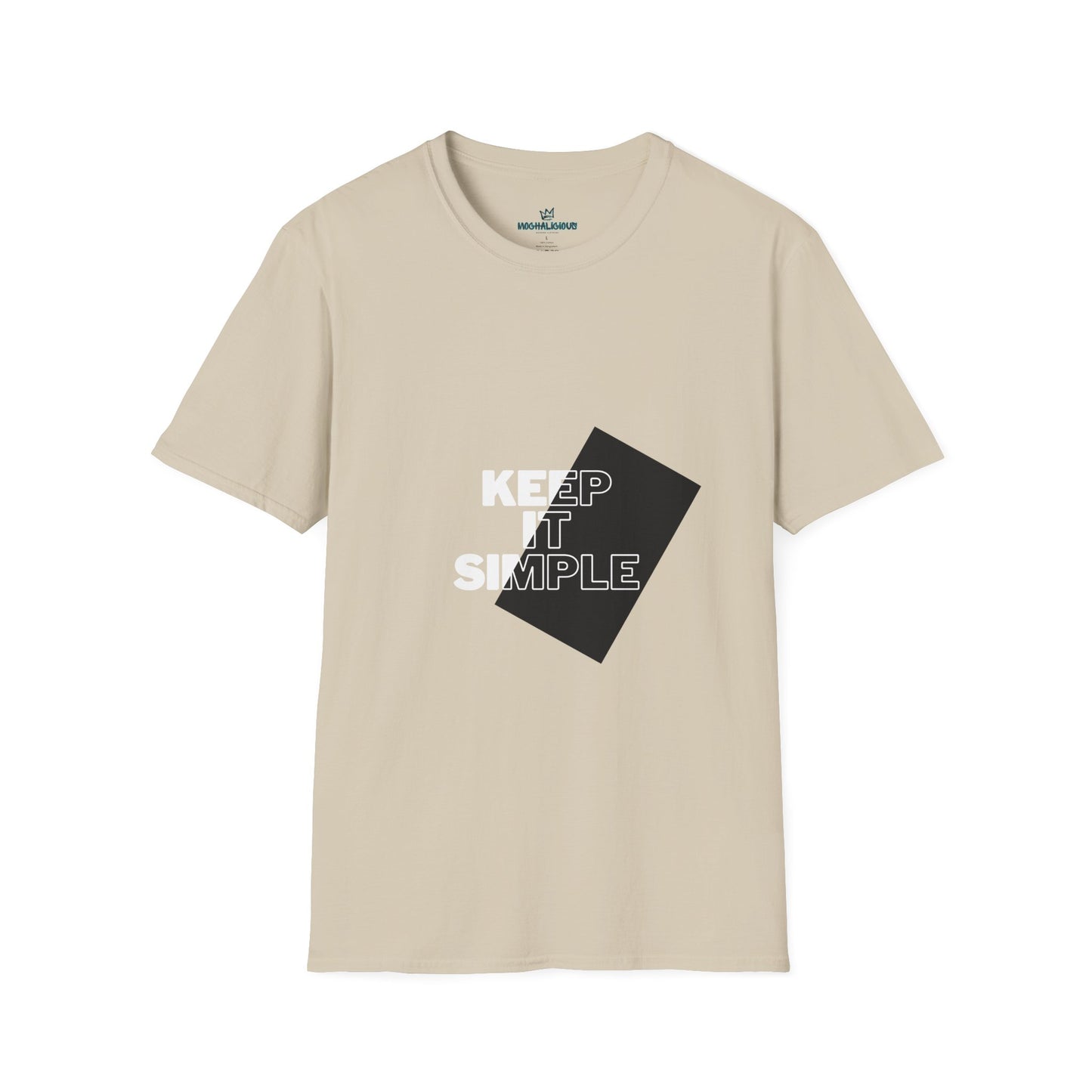 Unisex Keep It Simple T-Shirt, Casual Tee, Minimalist Shirt, Everyday Wear, Gift for Him/Her, Trendy Black Tee