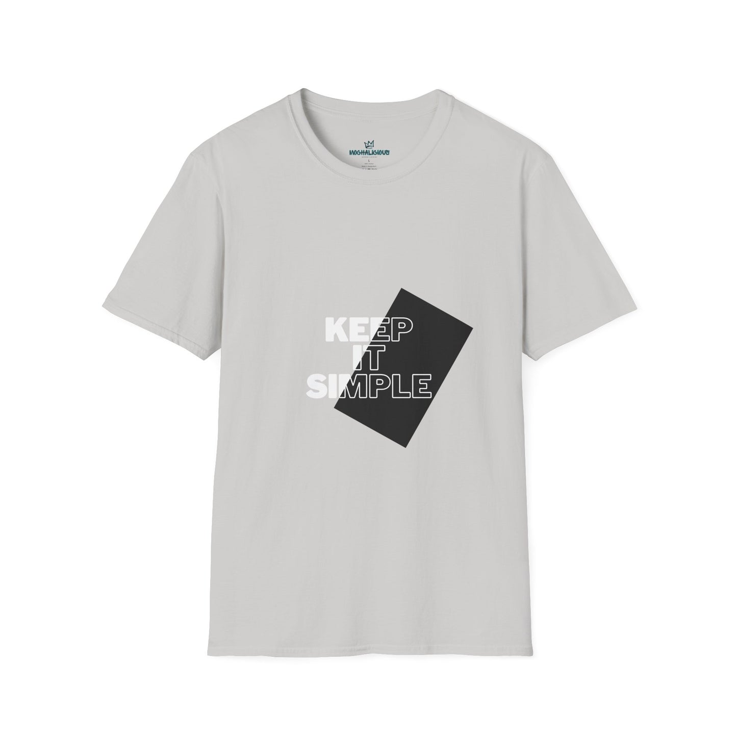 Unisex Keep It Simple T-Shirt, Casual Tee, Minimalist Shirt, Everyday Wear, Gift for Him/Her, Trendy Black Tee