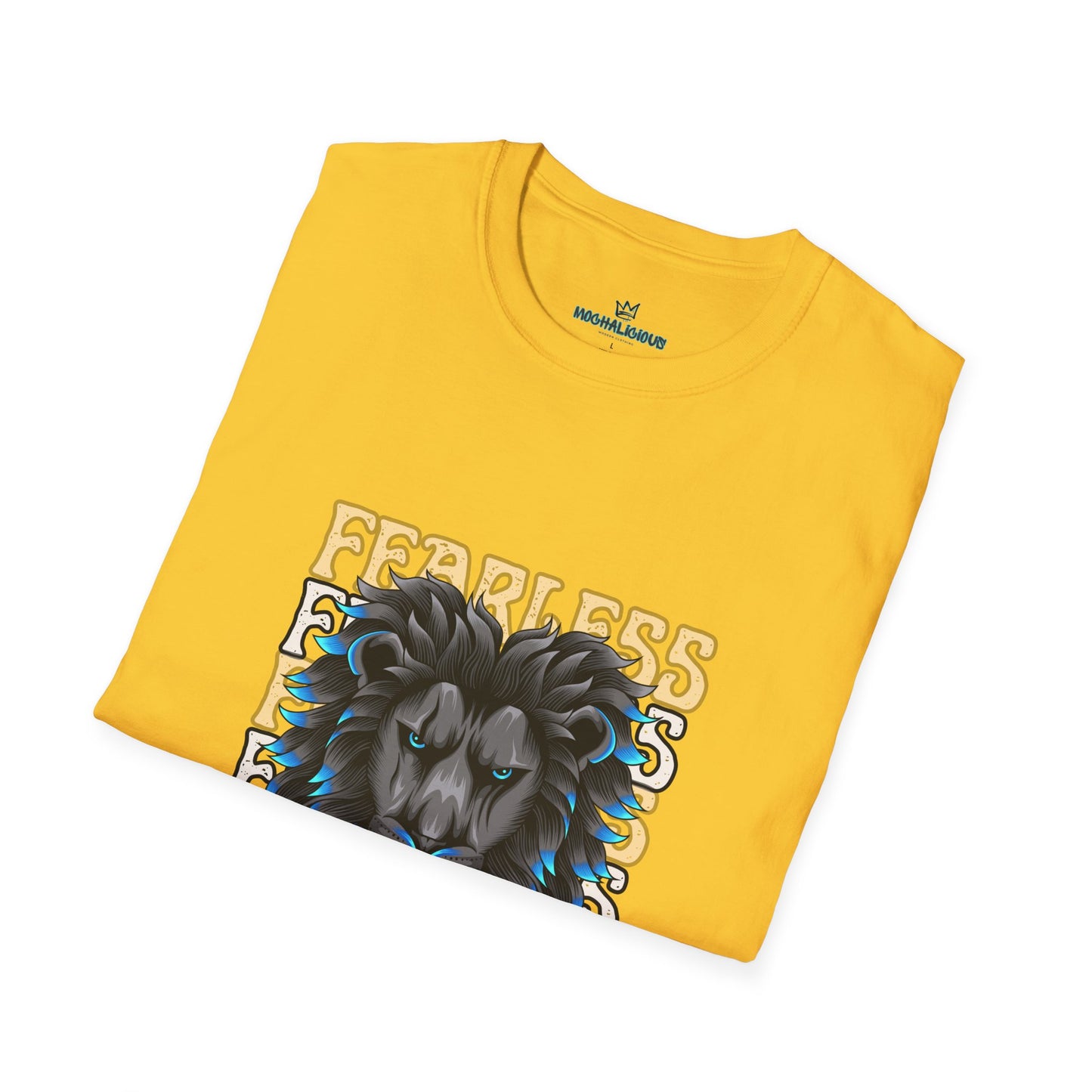 Fearless Lion Graphic T-Shirt, Unisex Casual Wear, Motivational Shirt, Animal Lover Gift, Birthday, Everyday Style, Comfortable Tee