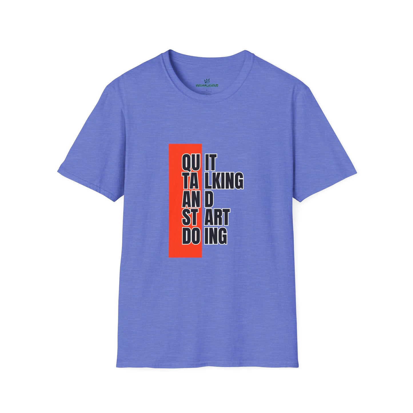 Motivational Quote T-Shirt, Unisex Softstyle T-Shirt, Inspirational Tee, Positive Affirmation Shirt, Gift for Entrepreneurs, Start Doing Tee