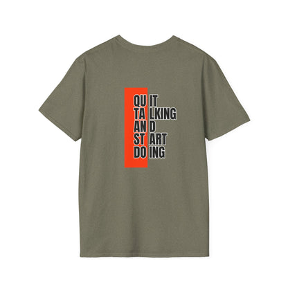 Motivational Quote T-Shirt, Unisex Softstyle T-Shirt, Inspirational Tee, Positive Affirmation Shirt, Gift for Entrepreneurs, Start Doing Tee