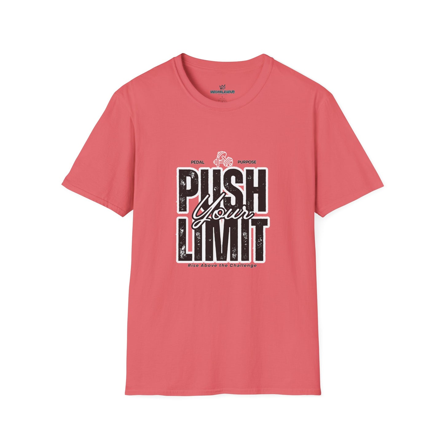 Motivational Fitness T-Shirt, Gym Wear, Unisex Workout T-Shirt, Encouragement Tee, Active Lifestyle Shirt, Gift for Athletes (White Out-Lined)