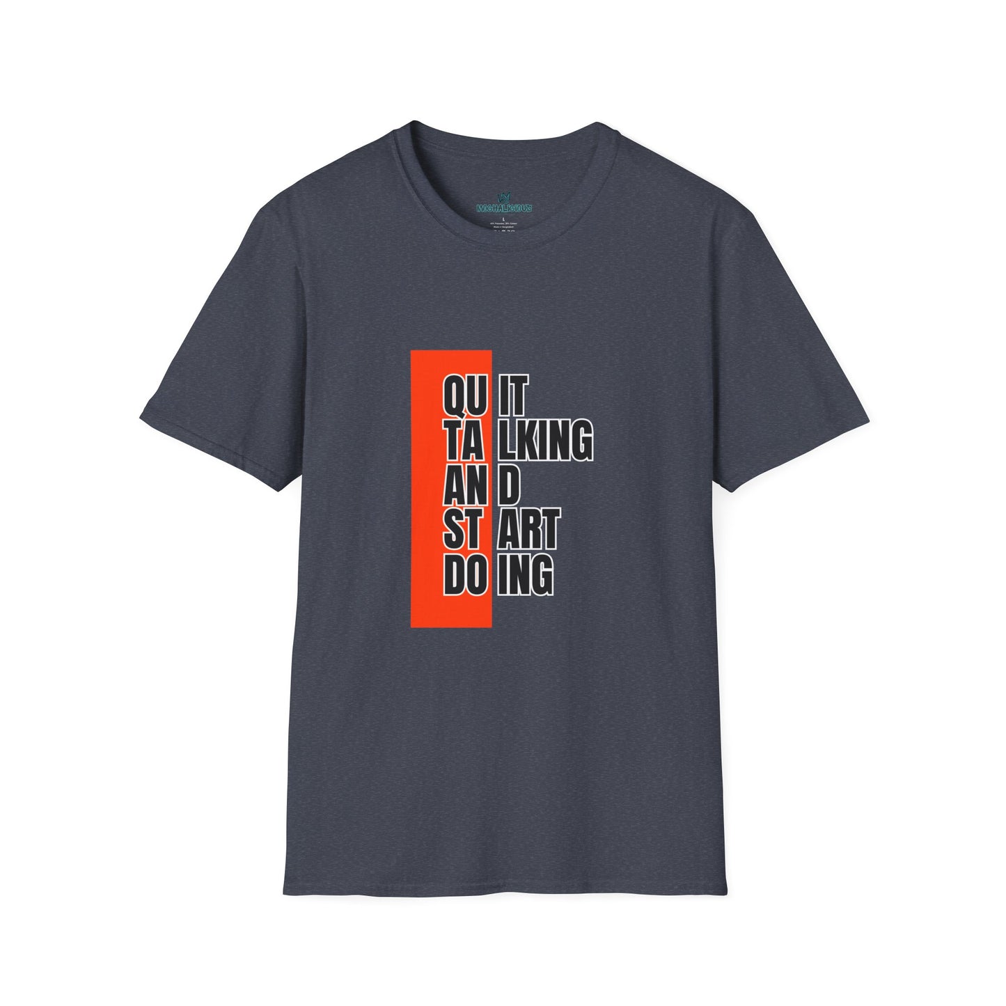 Motivational Quote T-Shirt, Unisex Softstyle T-Shirt, Inspirational Tee, Positive Affirmation Shirt, Gift for Entrepreneurs, Start Doing Tee