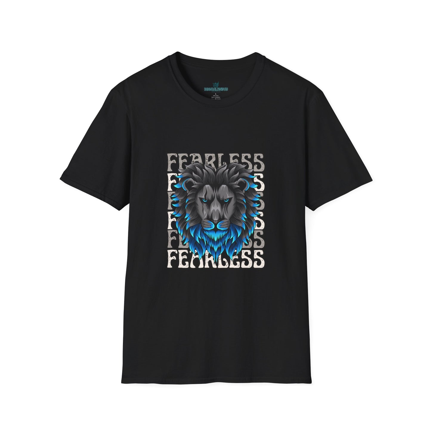 Fearless Lion Graphic T-Shirt, Unisex Casual Wear, Motivational Shirt, Animal Lover Gift, Birthday, Everyday Style, Comfortable Tee