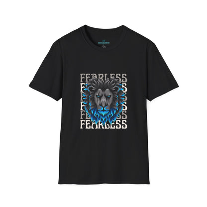 Fearless Lion Graphic T-Shirt, Unisex Casual Wear, Motivational Shirt, Animal Lover Gift, Birthday, Everyday Style, Comfortable Tee