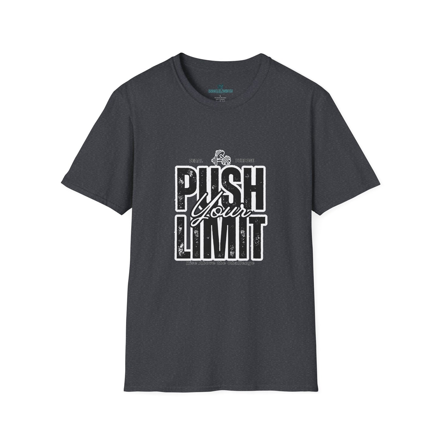 Motivational Fitness T-Shirt, Gym Wear, Unisex Workout T-Shirt, Encouragement Tee, Active Lifestyle Shirt, Gift for Athletes (White Out-Lined)