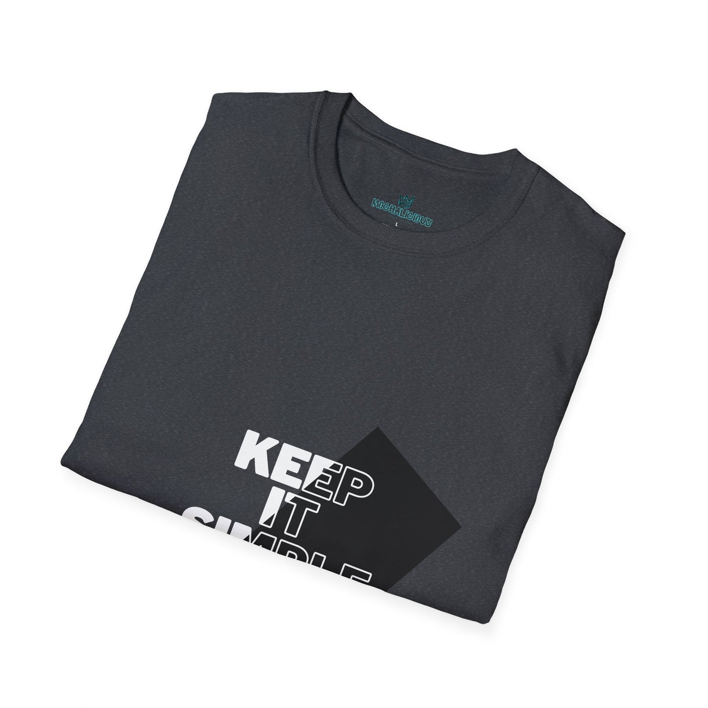 Unisex Keep It Simple T-Shirt, Casual Tee, Minimalist Shirt, Everyday Wear, Gift for Him/Her, Trendy Black Tee