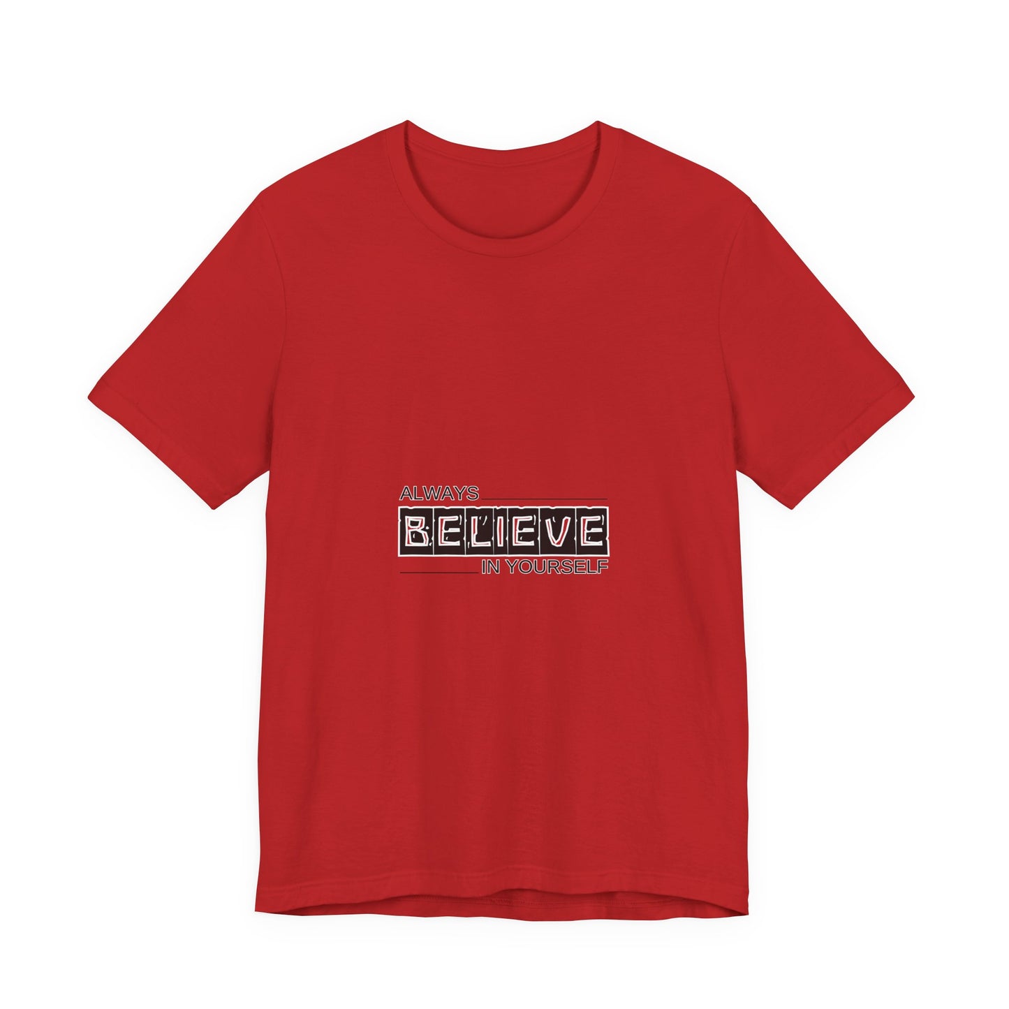 Believe in Yourself Inspirational Unisex Tee, Motivational Shirt, Positive Message Top, Gift for Friends, Casual Everyday Wear, Life [...]