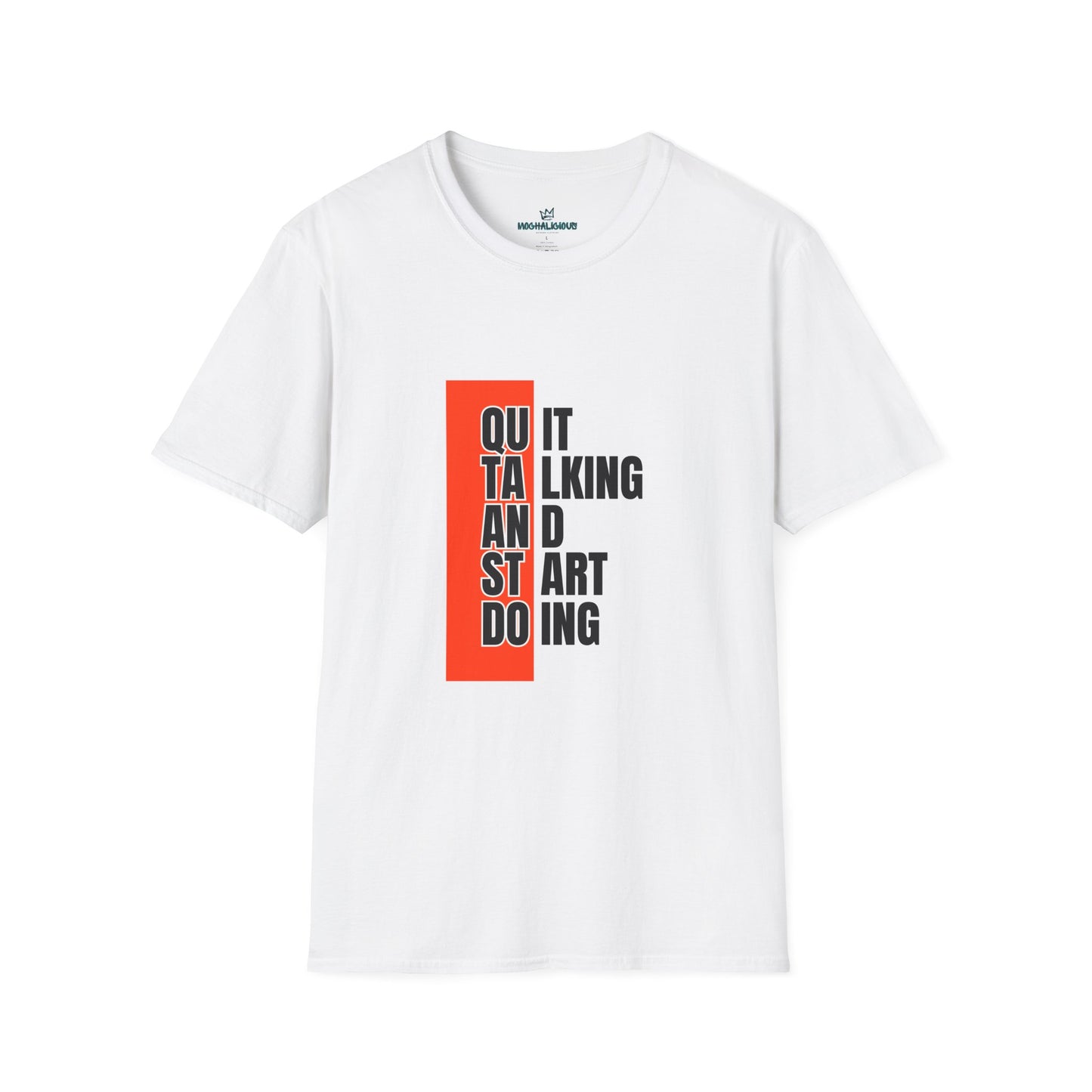 Motivational Quote T-Shirt, Unisex Softstyle T-Shirt, Inspirational Tee, Positive Affirmation Shirt, Gift for Entrepreneurs, Start Doing Tee