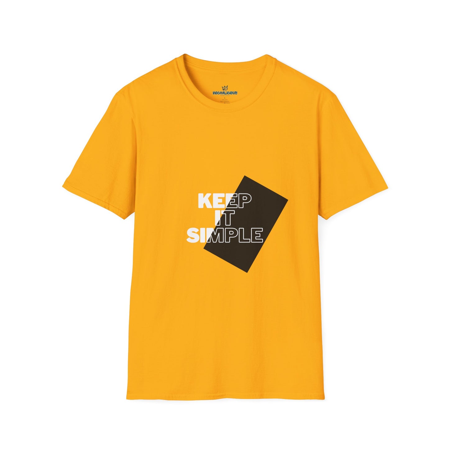 Unisex Keep It Simple T-Shirt, Casual Tee, Minimalist Shirt, Everyday Wear, Gift for Him/Her, Trendy Black Tee