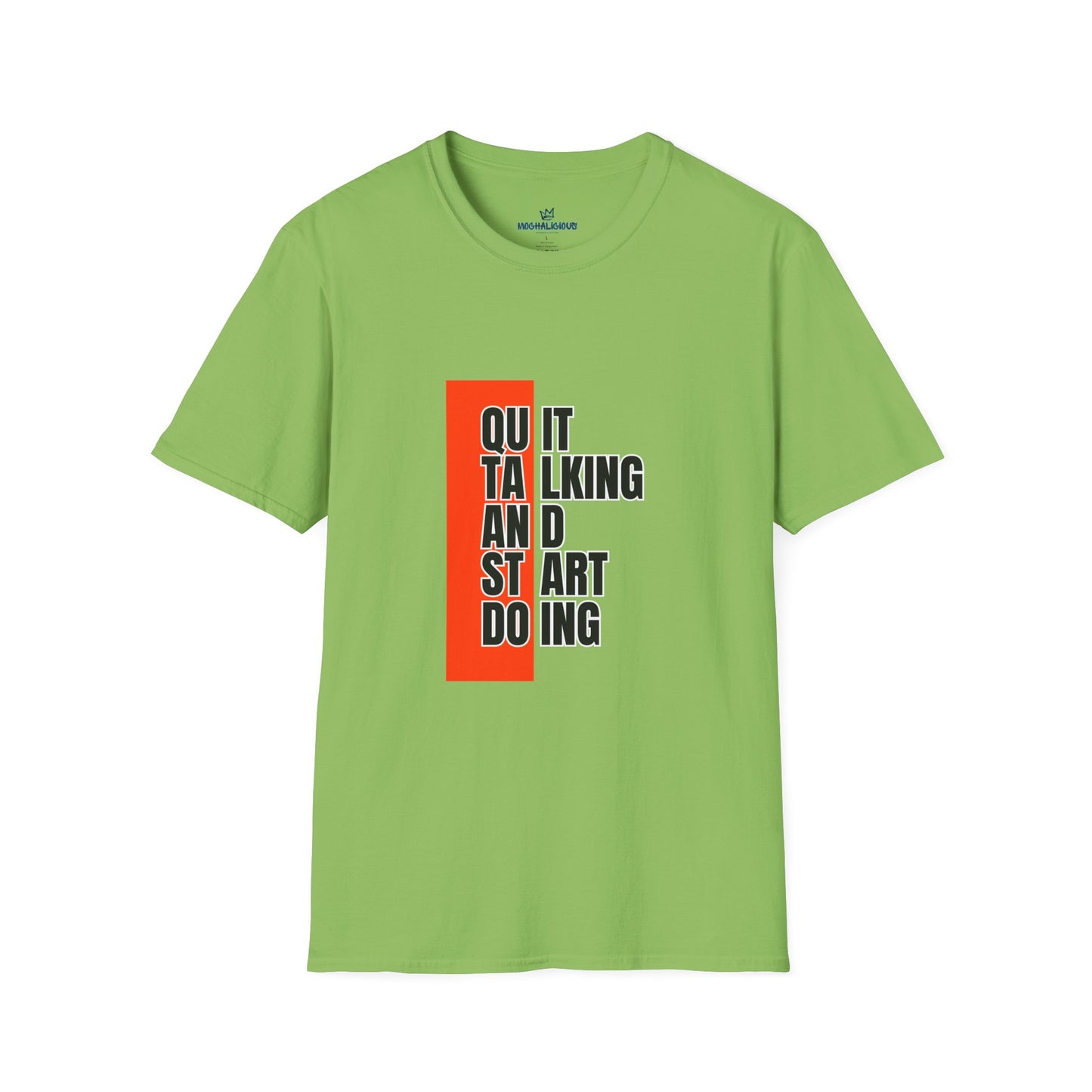 Motivational Quote T-Shirt, Unisex Softstyle T-Shirt, Inspirational Tee, Positive Affirmation Shirt, Gift for Entrepreneurs, Start Doing Tee