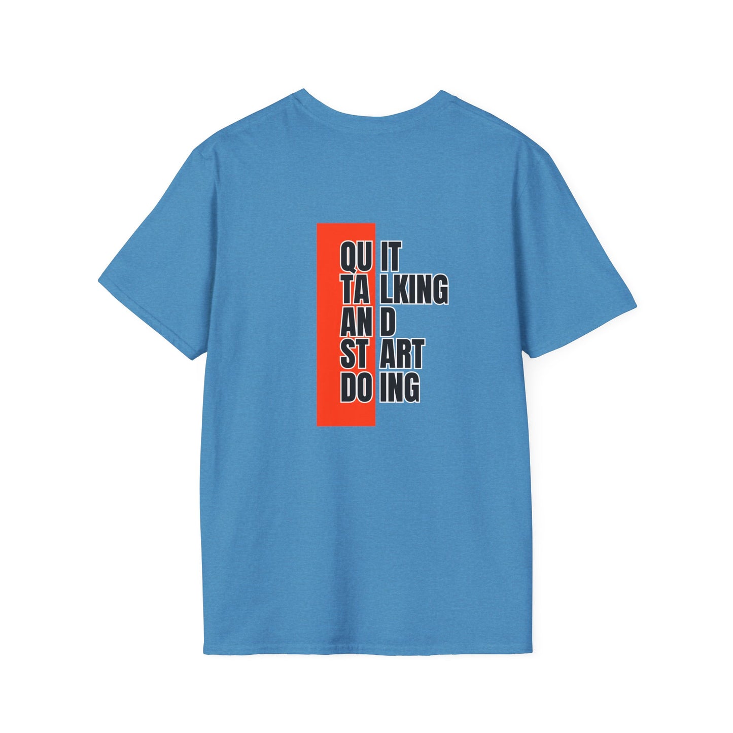 Motivational Quote T-Shirt, Unisex Softstyle T-Shirt, Inspirational Tee, Positive Affirmation Shirt, Gift for Entrepreneurs, Start Doing Tee