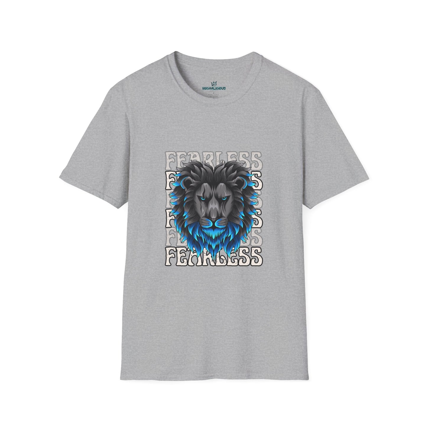 Fearless Lion Graphic T-Shirt, Unisex Casual Wear, Motivational Shirt, Animal Lover Gift, Birthday, Everyday Style, Comfortable Tee