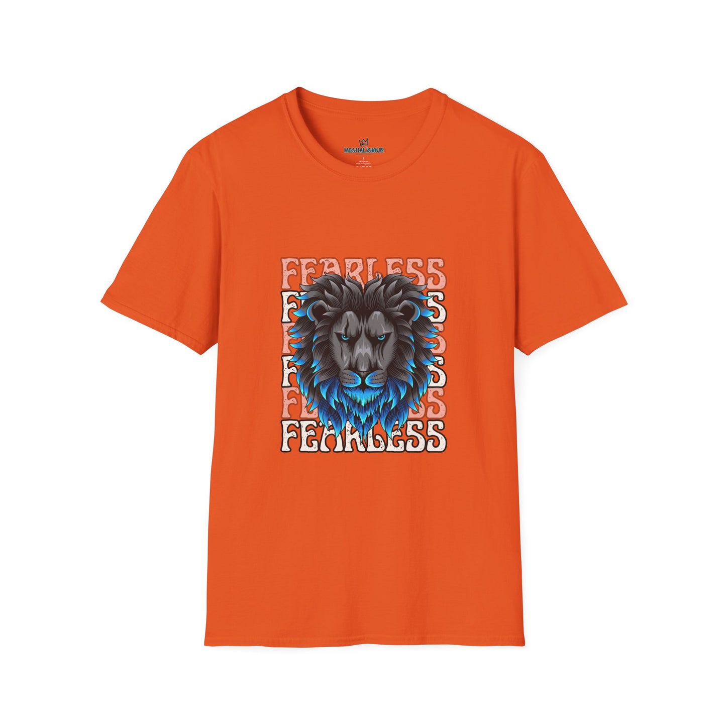 Fearless Lion Graphic T-Shirt, Unisex Casual Wear, Motivational Shirt, Animal Lover Gift, Birthday, Everyday Style, Comfortable Tee