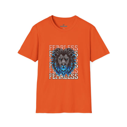 Fearless Lion Graphic T-Shirt, Unisex Casual Wear, Motivational Shirt, Animal Lover Gift, Birthday, Everyday Style, Comfortable Tee