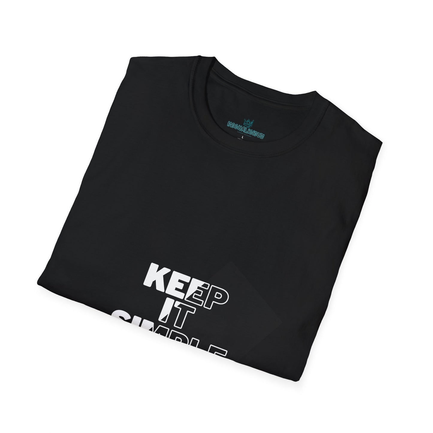 Unisex Keep It Simple T-Shirt, Casual Tee, Minimalist Shirt, Everyday Wear, Gift for Him/Her, Trendy Black Tee