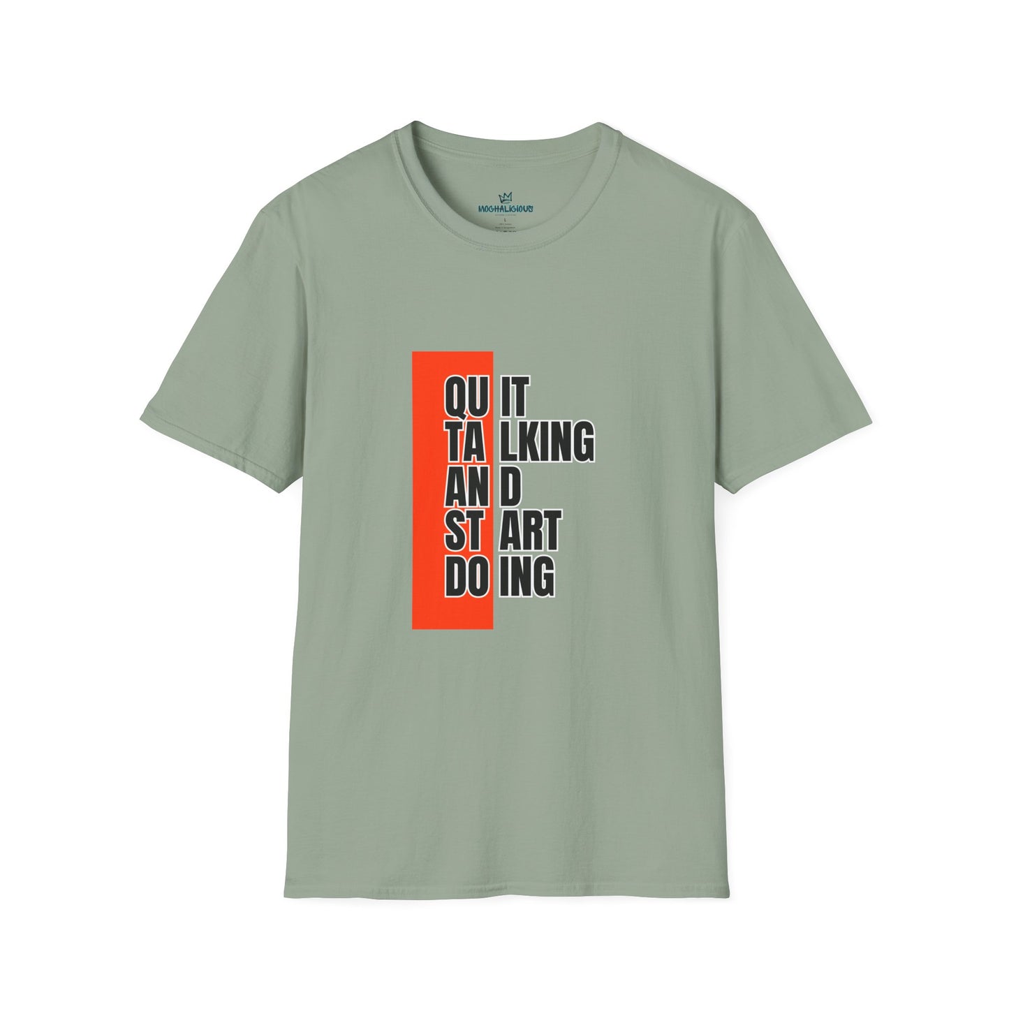 Motivational Quote T-Shirt, Unisex Softstyle T-Shirt, Inspirational Tee, Positive Affirmation Shirt, Gift for Entrepreneurs, Start Doing Tee