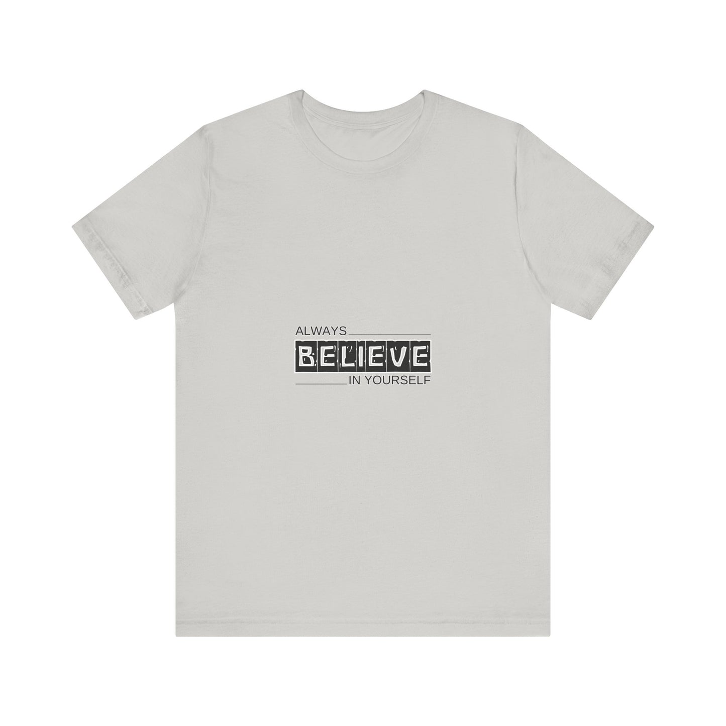 Believe in Yourself Inspirational Unisex Tee, Motivational Shirt, Positive Message Top, Gift for Friends, Casual Everyday Wear, Life [...]