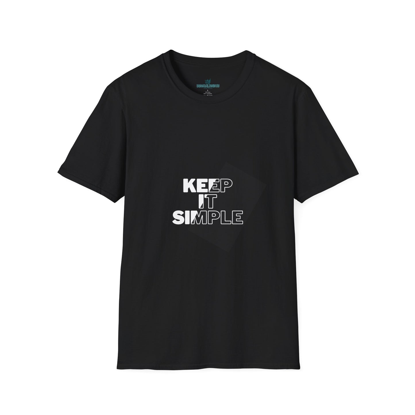 Unisex Keep It Simple T-Shirt, Casual Tee, Minimalist Shirt, Everyday Wear, Gift for Him/Her, Trendy Black Tee