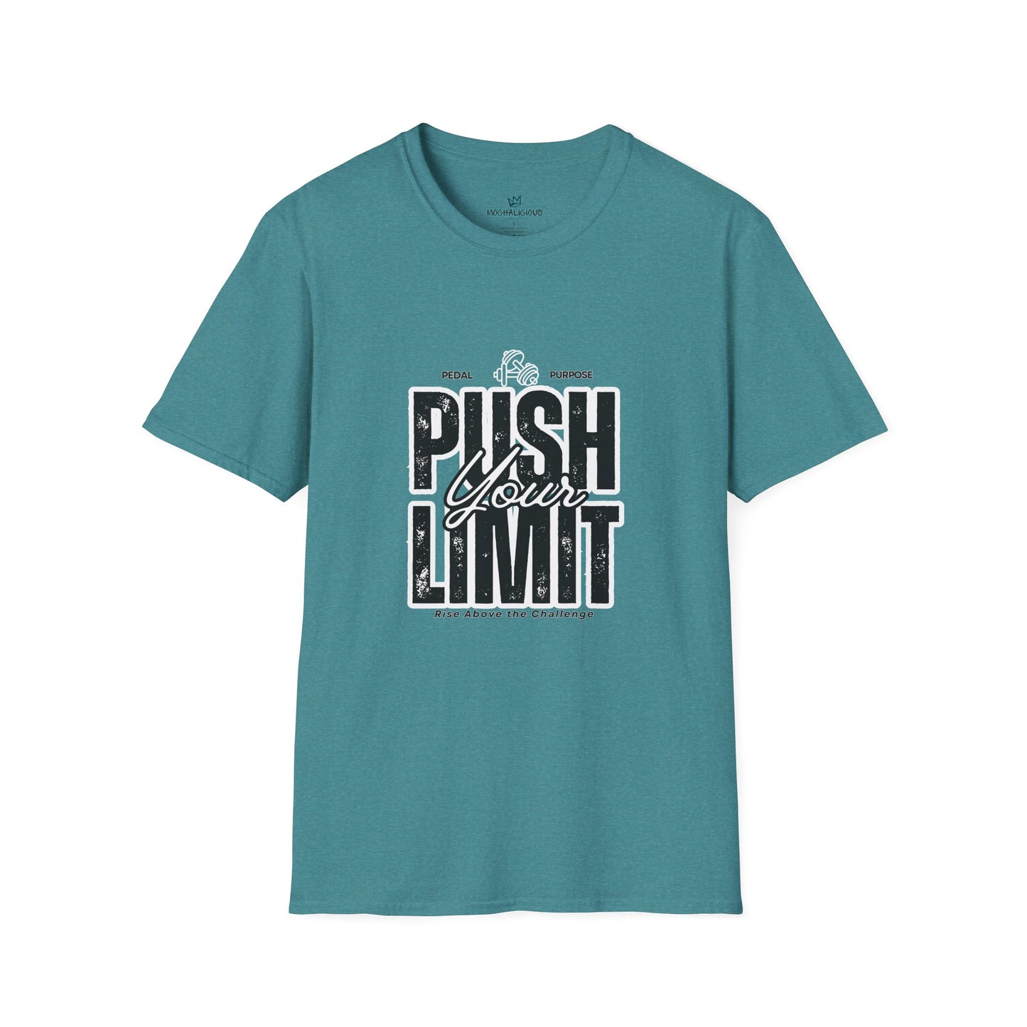 Motivational Fitness T-Shirt, Gym Wear, Unisex Workout T-Shirt, Encouragement Tee, Active Lifestyle Shirt, Gift for Athletes (White Out-Lined)