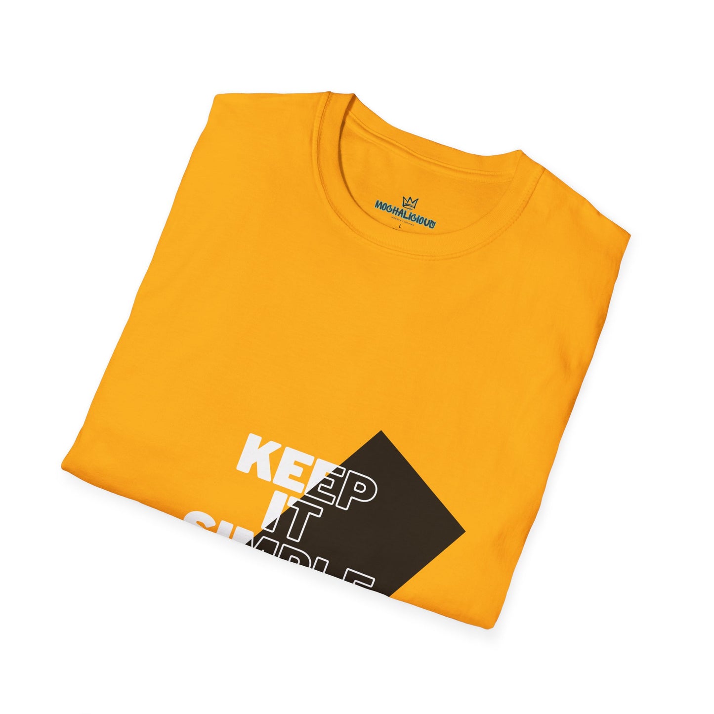 Unisex Keep It Simple T-Shirt, Casual Tee, Minimalist Shirt, Everyday Wear, Gift for Him/Her, Trendy Black Tee