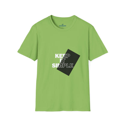 Unisex Keep It Simple T-Shirt, Casual Tee, Minimalist Shirt, Everyday Wear, Gift for Him/Her, Trendy Black Tee
