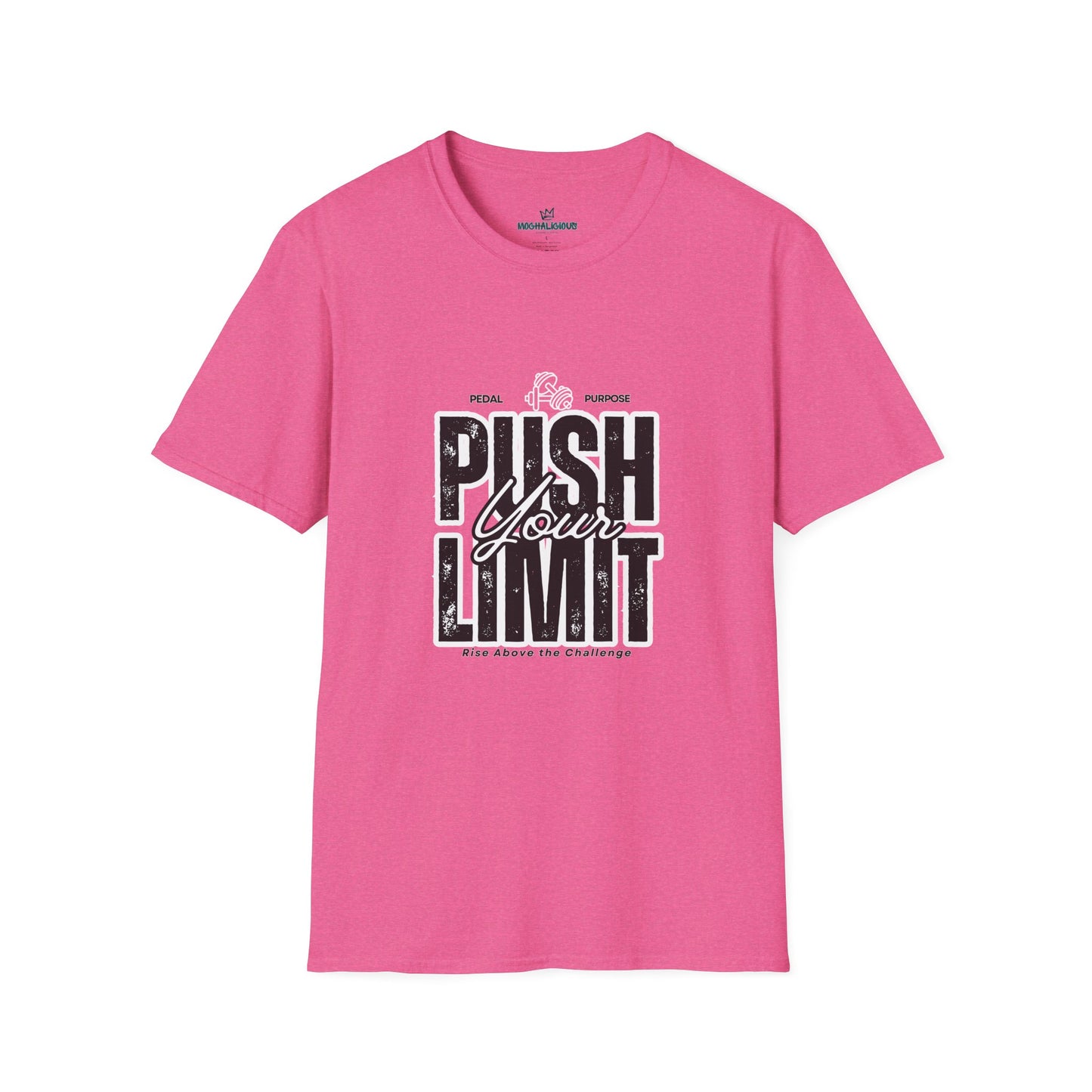 Motivational Fitness T-Shirt, Gym Wear, Unisex Workout T-Shirt, Encouragement Tee, Active Lifestyle Shirt, Gift for Athletes (White Out-Lined)