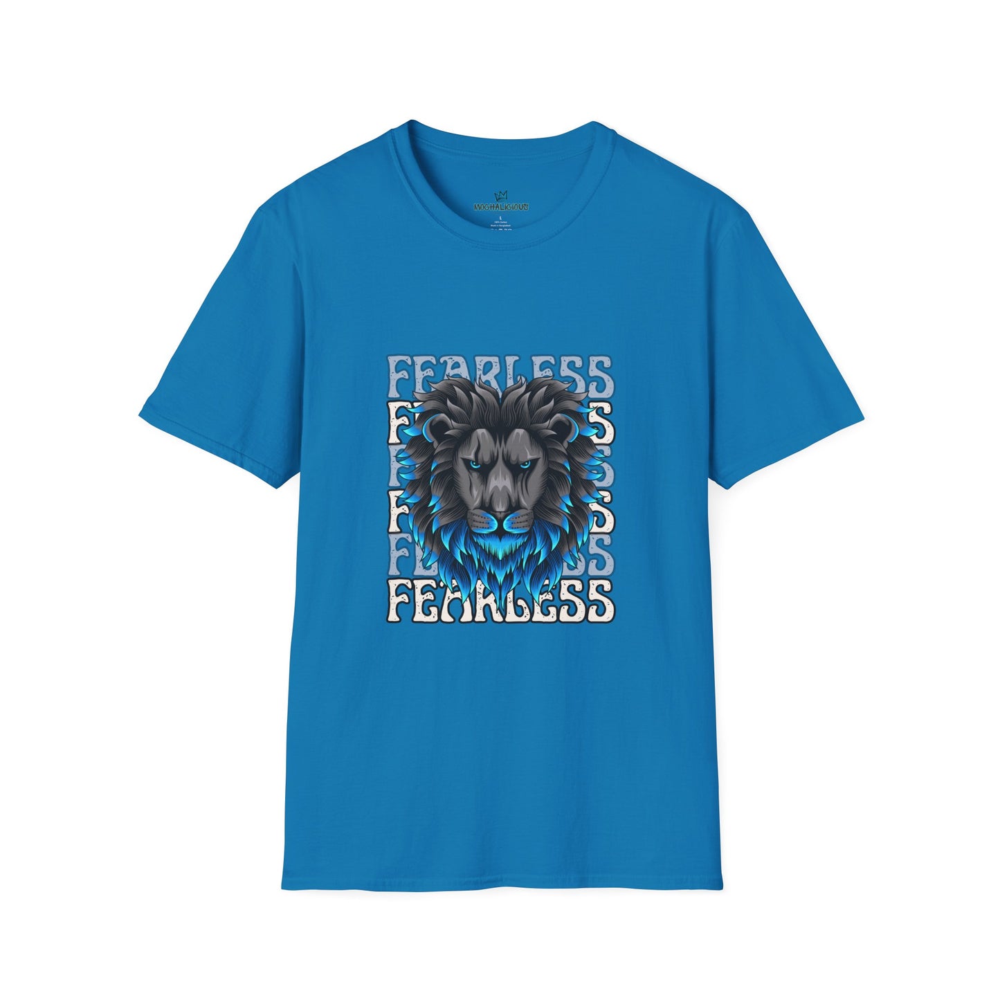 Fearless Lion Graphic T-Shirt, Unisex Casual Wear, Motivational Shirt, Animal Lover Gift, Birthday, Everyday Style, Comfortable Tee