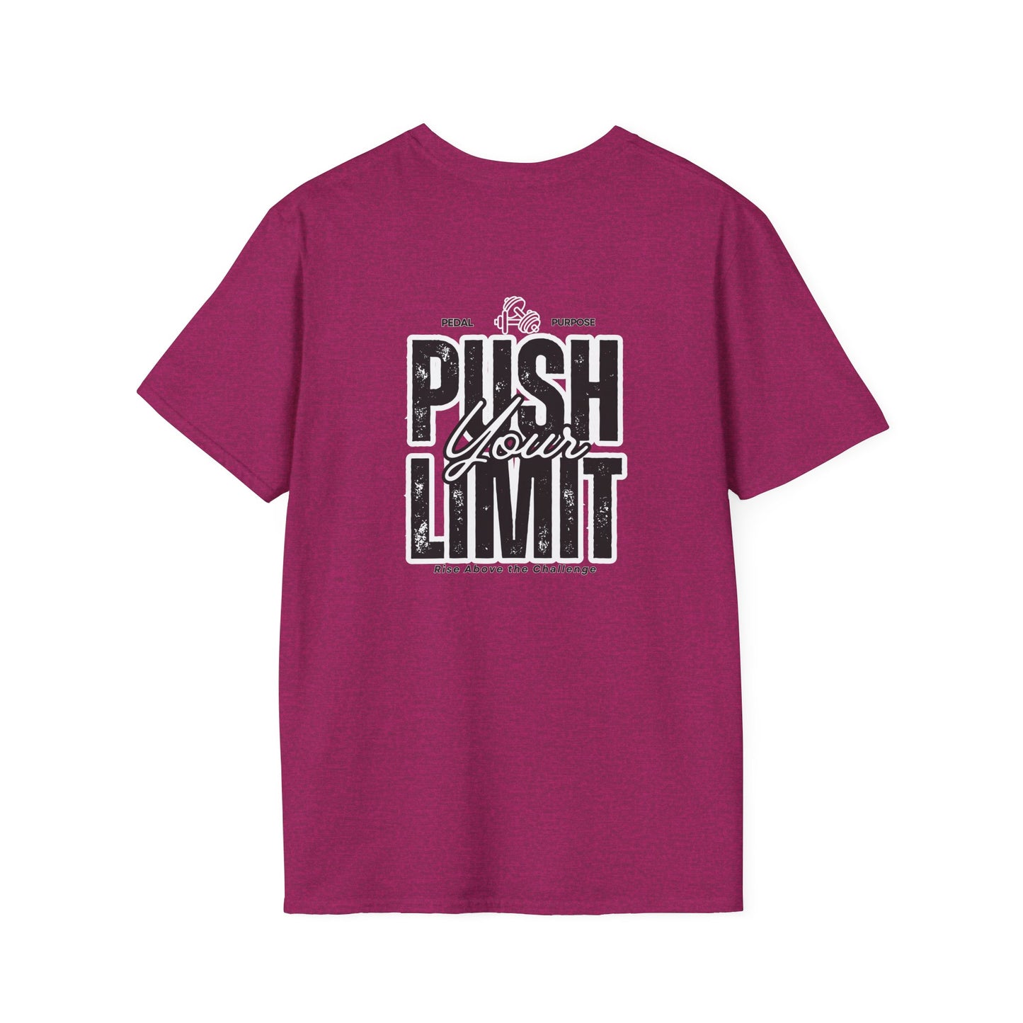 Motivational Fitness T-Shirt, Gym Wear, Unisex Workout T-Shirt, Encouragement Tee, Active Lifestyle Shirt, Gift for Athletes (White Out-Lined)