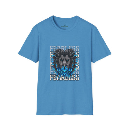 Fearless Lion Graphic T-Shirt, Unisex Casual Wear, Motivational Shirt, Animal Lover Gift, Birthday, Everyday Style, Comfortable Tee