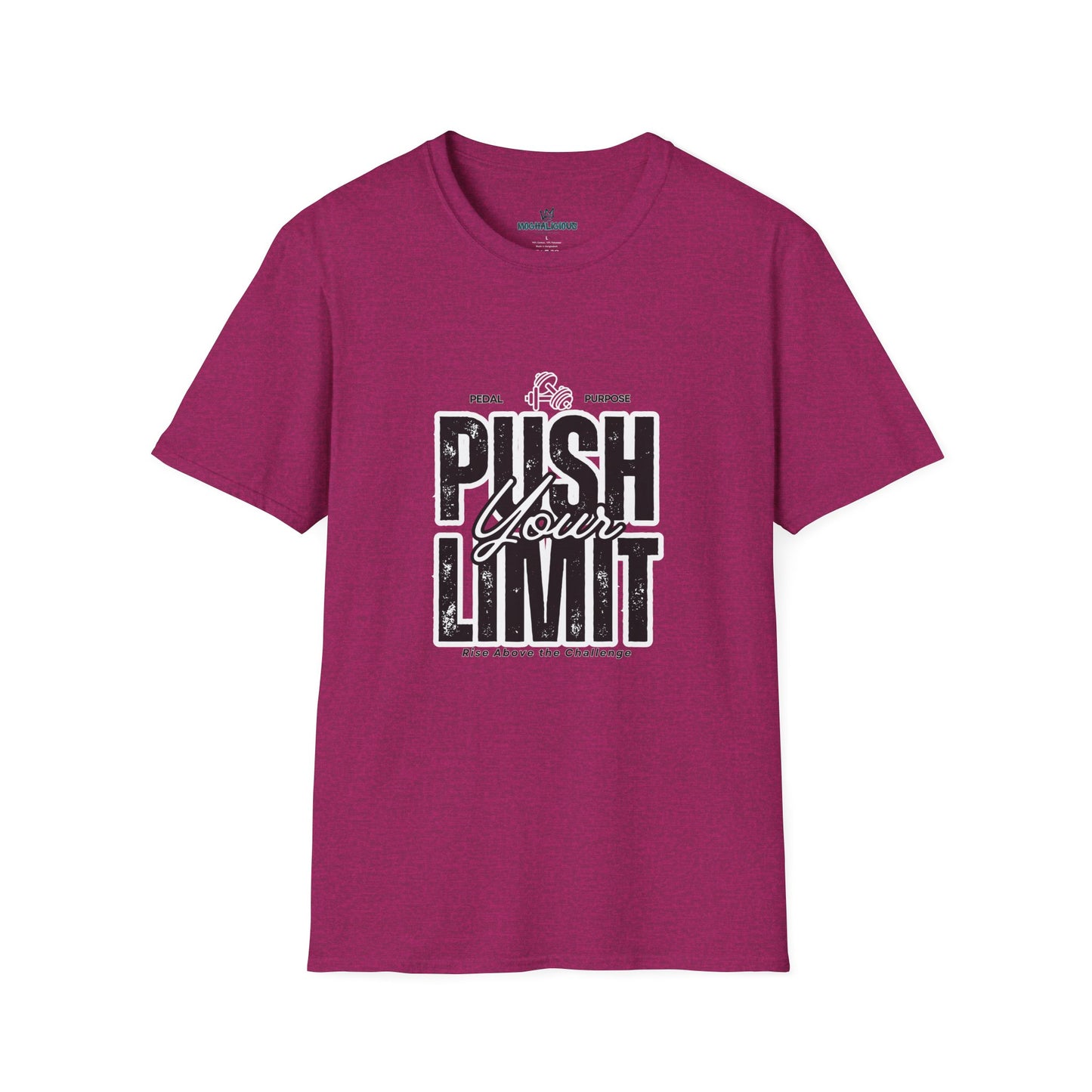 Motivational Fitness T-Shirt, Gym Wear, Unisex Workout T-Shirt, Encouragement Tee, Active Lifestyle Shirt, Gift for Athletes (White Out-Lined)