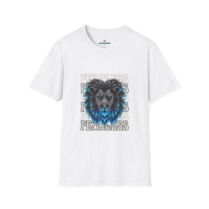 Fearless Lion Graphic T-Shirt, Unisex Casual Wear, Motivational Shirt, Animal Lover Gift, Birthday, Everyday Style, Comfortable Tee