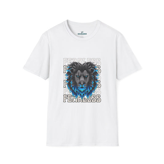 Fearless Lion Graphic T-Shirt, Unisex Casual Wear, Motivational Shirt, Animal Lover Gift, Birthday, Everyday Style, Comfortable Tee