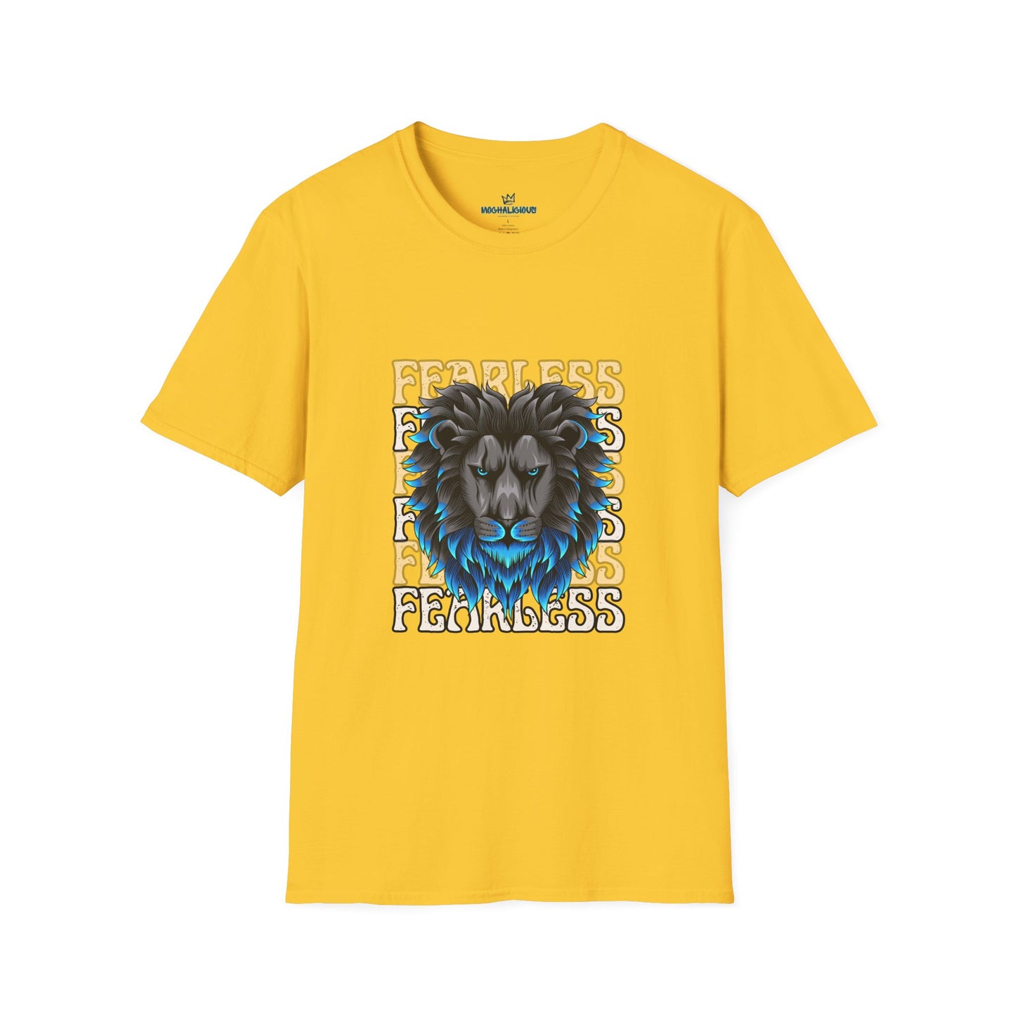 Fearless Lion Graphic T-Shirt, Unisex Casual Wear, Motivational Shirt, Animal Lover Gift, Birthday, Everyday Style, Comfortable Tee