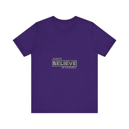 Believe in Yourself Inspirational Unisex Tee, Motivational Shirt, Positive Message Top, Gift for Friends, Casual Everyday Wear, Life [...]